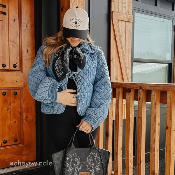 CASHMERE COWBOY - BLACK customer photo