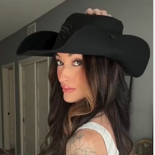 COWBOY BUCKET HAT - BLACK customer photo