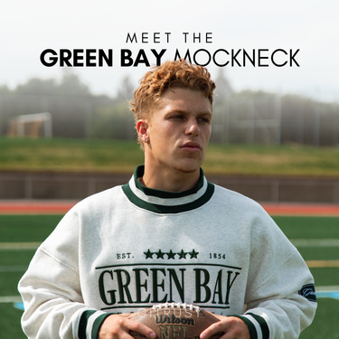 GREEN BAY FOOTBALL MOCKNECK - GREEN