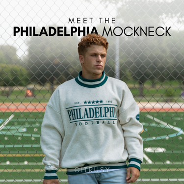 PHILADELPHIA FOOTBALL MOCKNECK - GREEN
