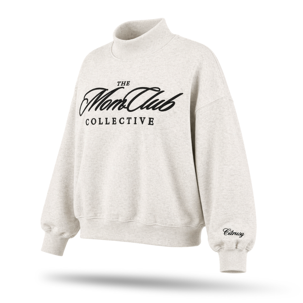 MOM CLUB MOCKNECK - OAT