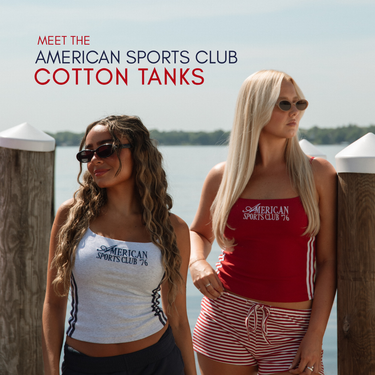 AMERICAN SPORTS CLUB TANK - RED
