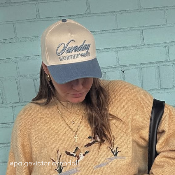 SUNDAY WORSHIP CLUB - DENIM customer photo