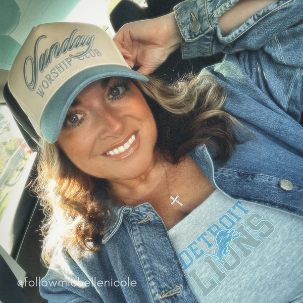 SUNDAY WORSHIP CLUB - DENIM customer photo