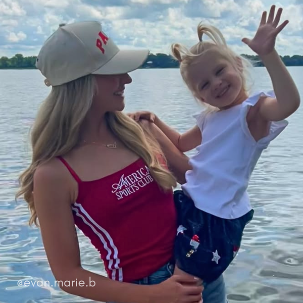 AMERICAN SPORTS CLUB TANK - RED customer photo
