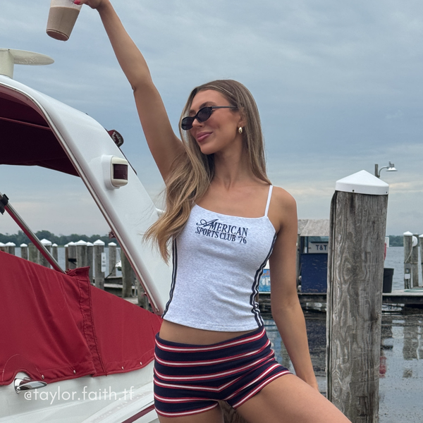 AMERICAN SPORTS CLUB TANK - RED customer photo