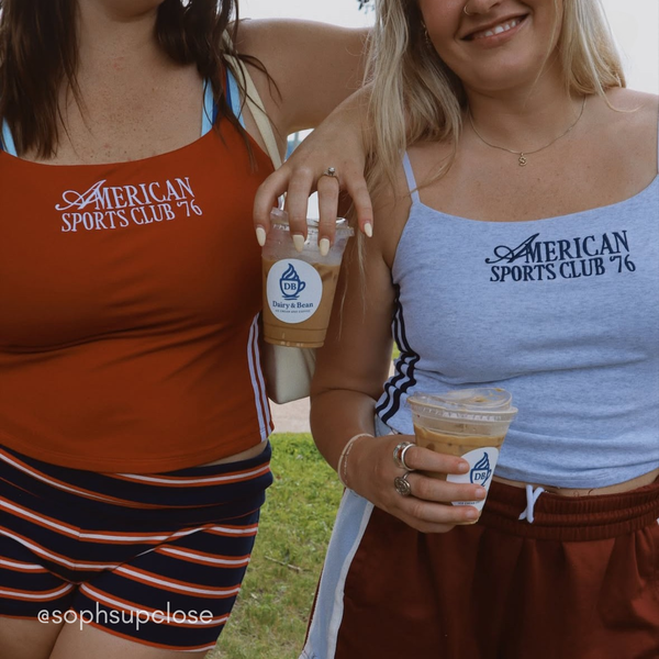 AMERICAN SPORTS CLUB TANK - RED customer photo