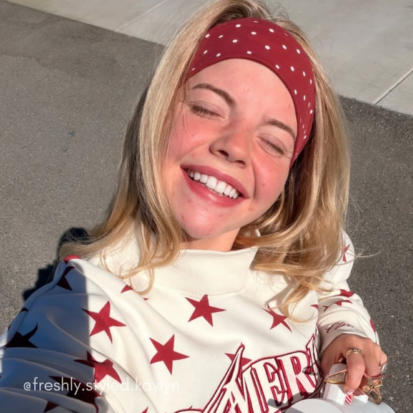 AMERICAN SPORTS CLUB - CREAM RED STARS customer photo