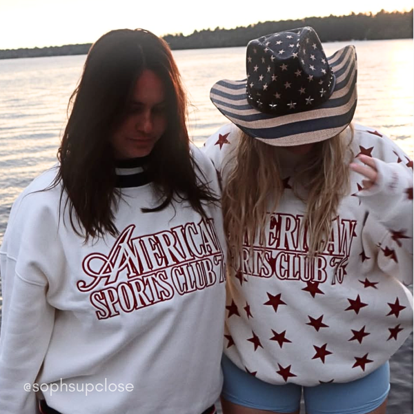 AMERICAN SPORTS CLUB - CREAM RED STARS customer photo